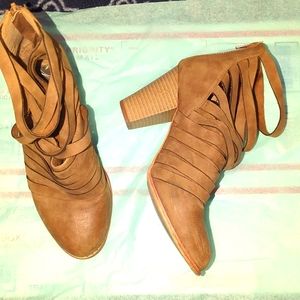 Strappy Ankle Booties 7 1/2